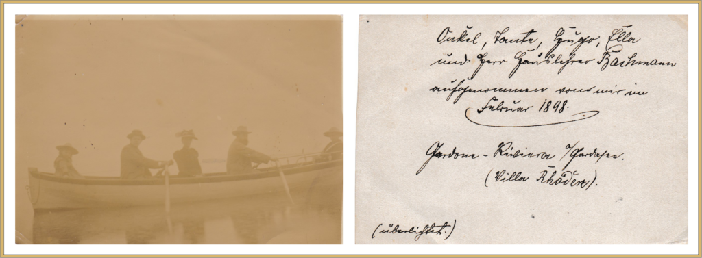 Familienfoto von 1898 des Homepagebetreibers