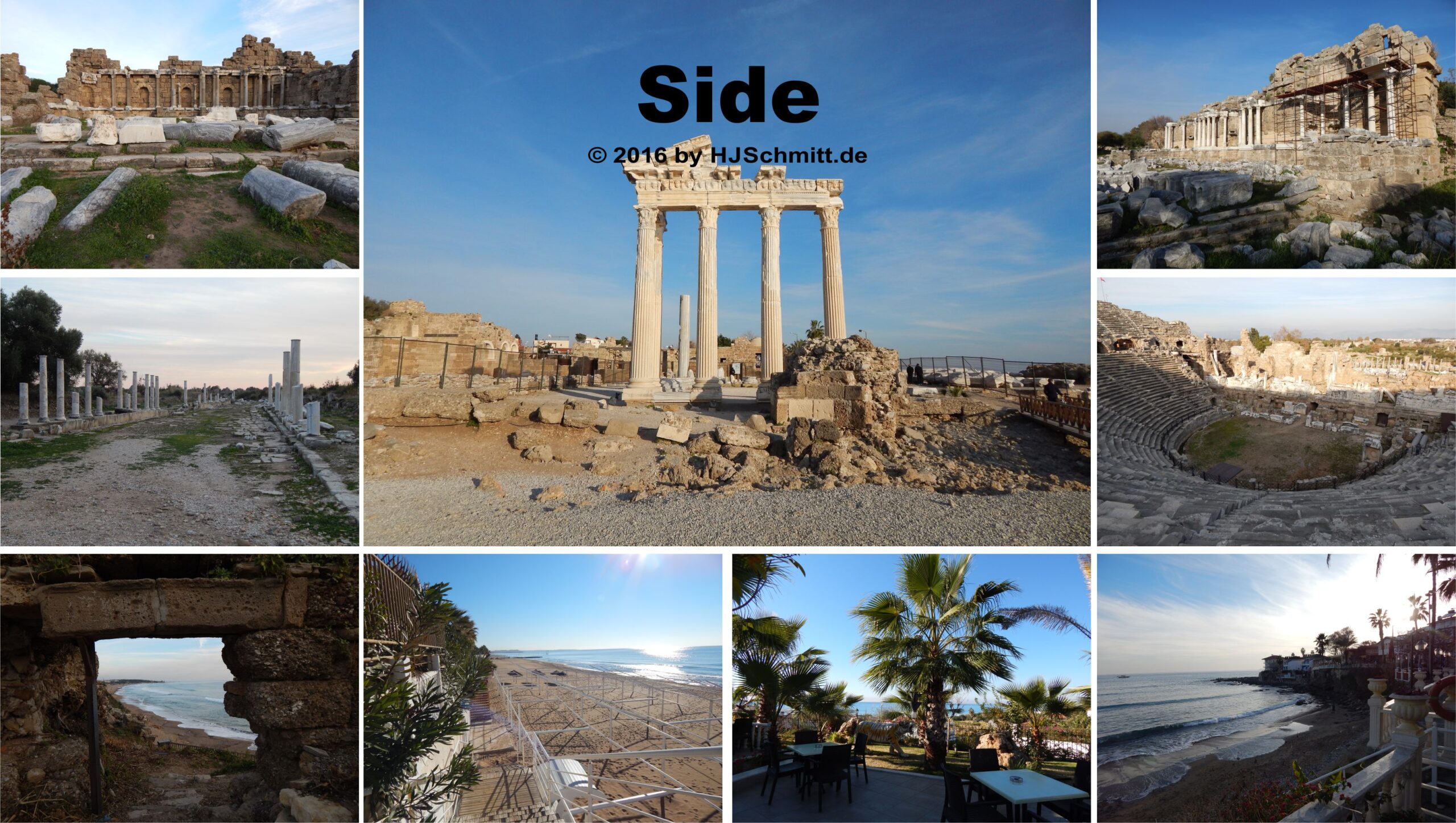 Reisefotos von Side in der Türkei