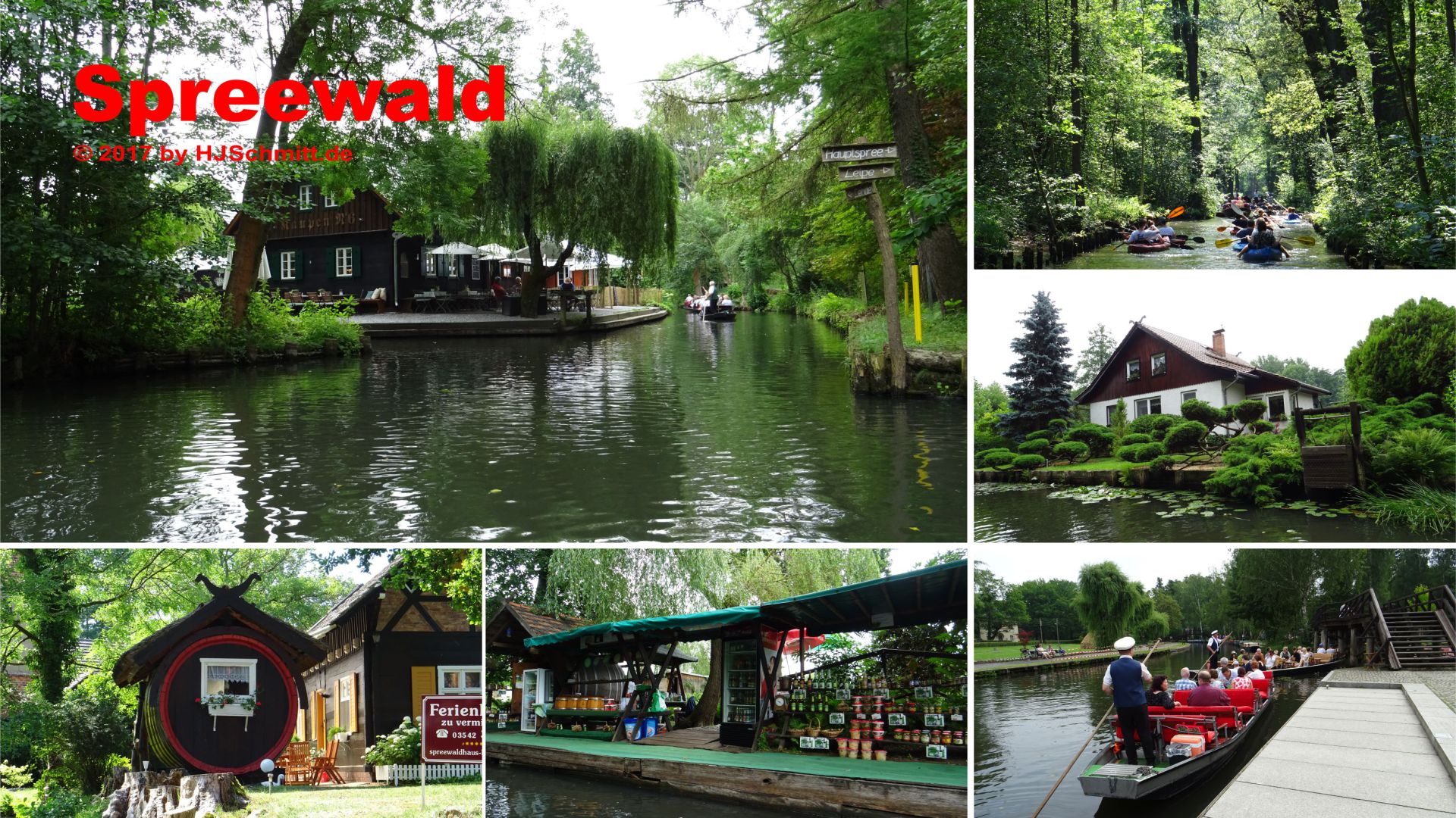 Spreewald - 6er Fotos 1920x1080