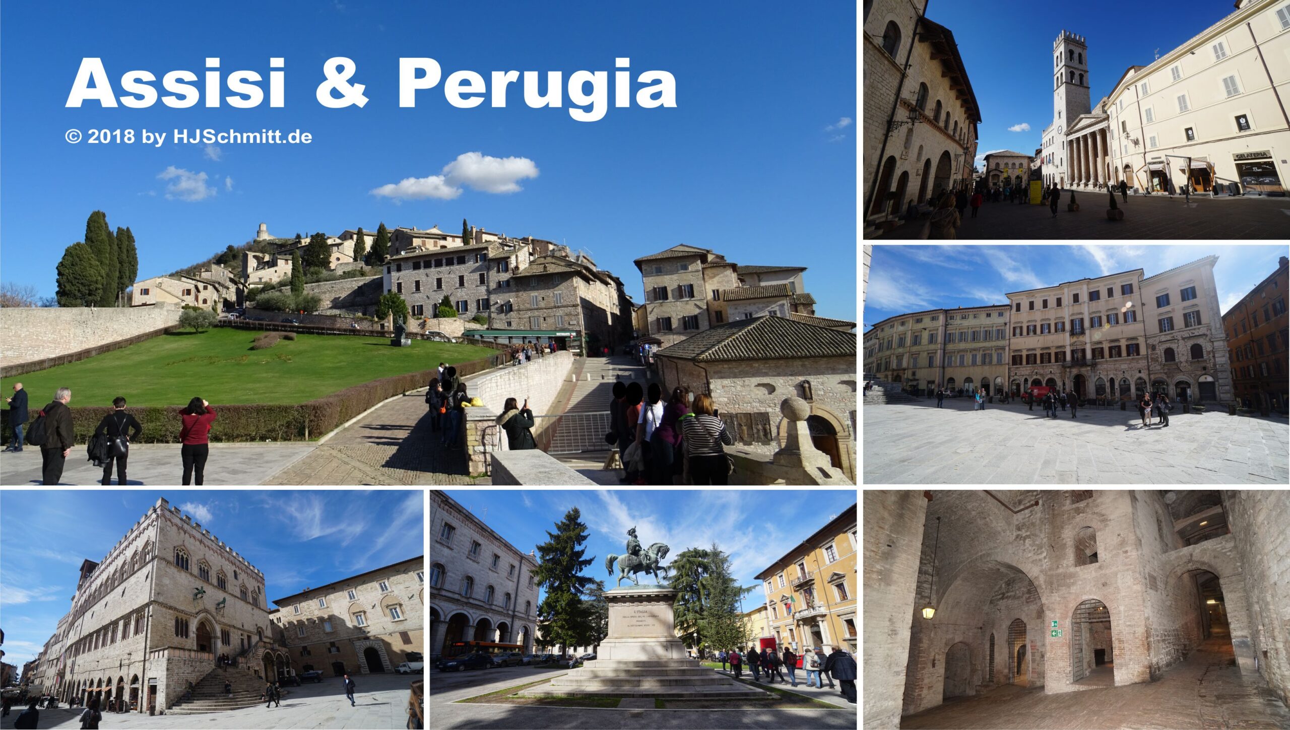 Reisefoto von Assisi und Perugia