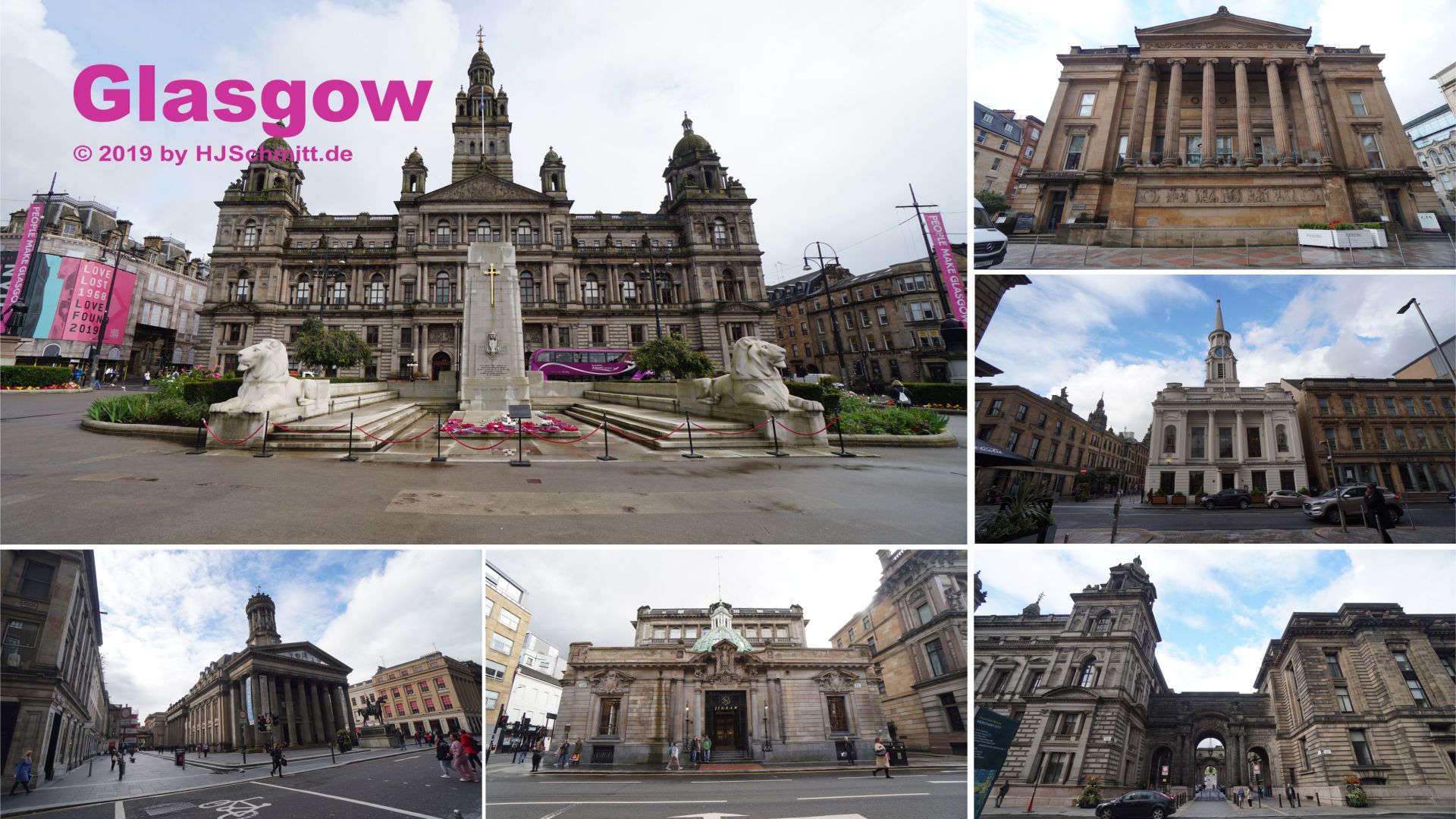 Glasgow - 6er Fotos 1920x1080