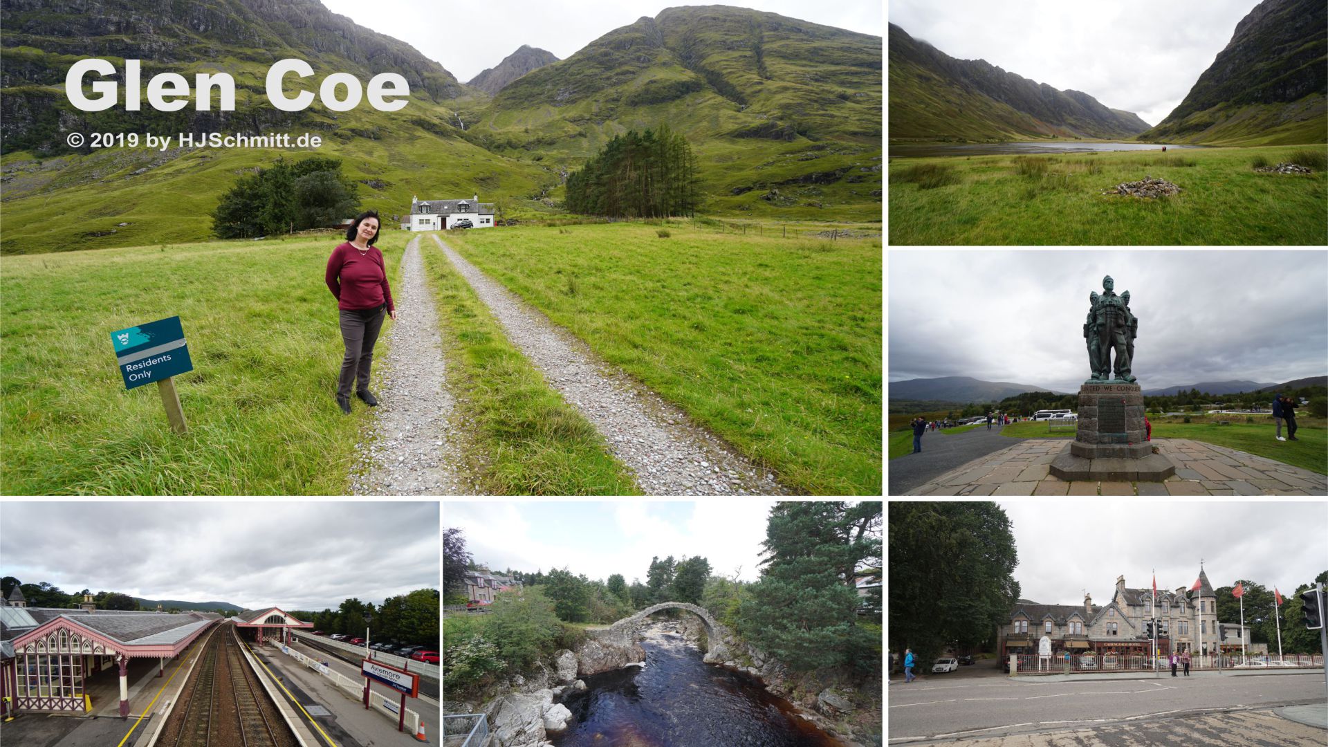 Glen Coe - 6er Fotos 1920x1080