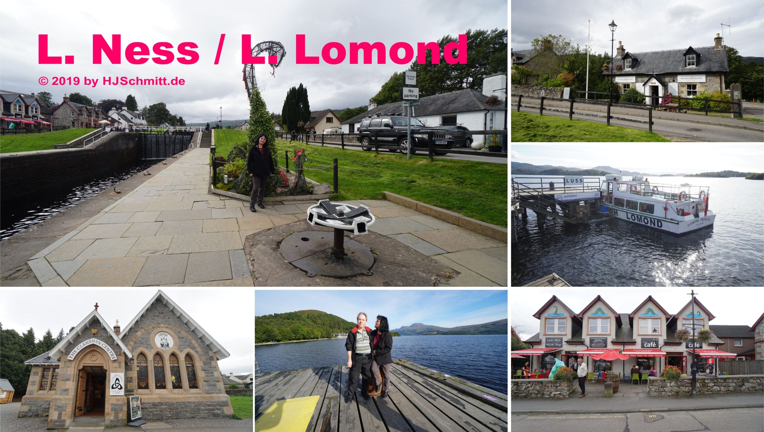 Reisefoto von Loch Ness und Loch Lomond