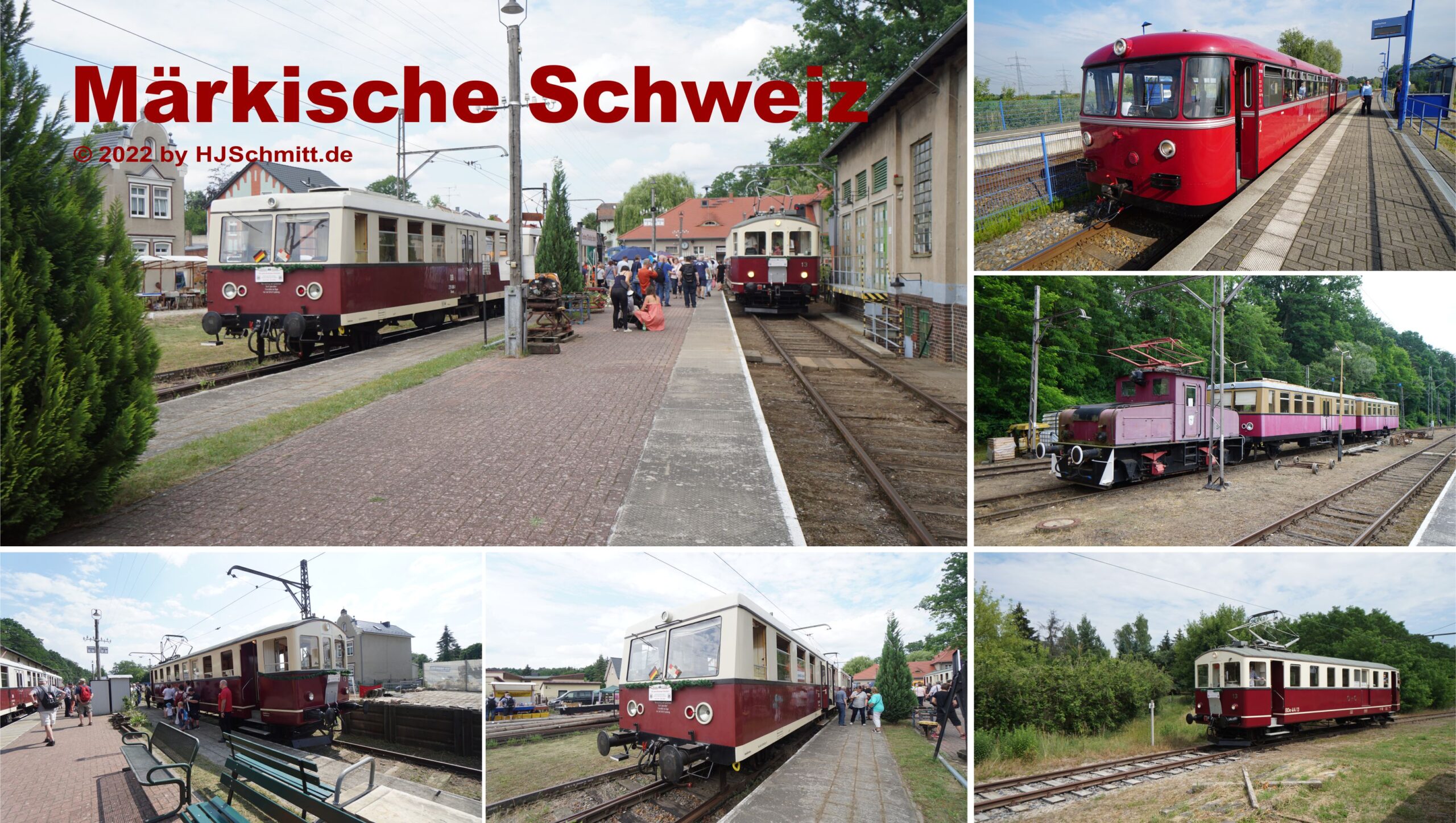 Reisefotos von einer Schienenbus Fahrt von Basdorf in die Fränkische Schweiz