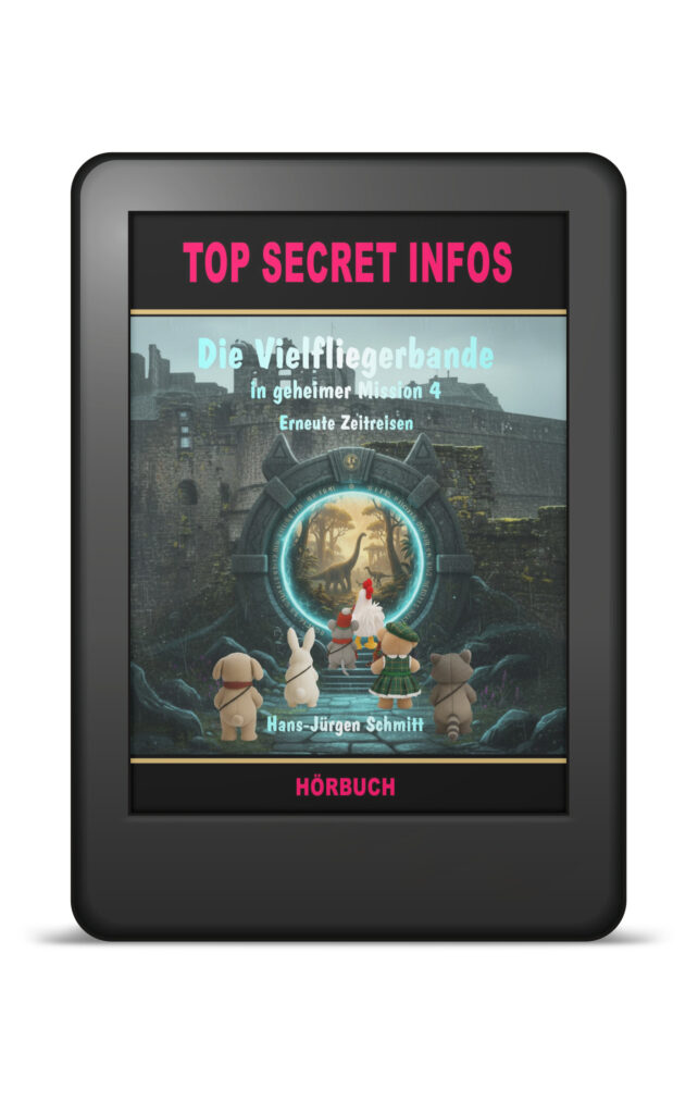 Die Vielfliegerbande in geheimer Mission 4 - Erneute Zeitreisen - Hörbuch