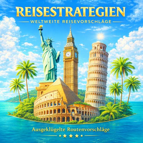 Weltreise Reisestrategien mit berühmten Wahrzeichen