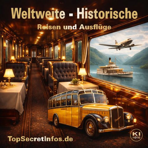 Reisen - Die idealen "Reise-Hacks" ab 2026 31 Elegante Reisen mit historischen Fahrzeugen
