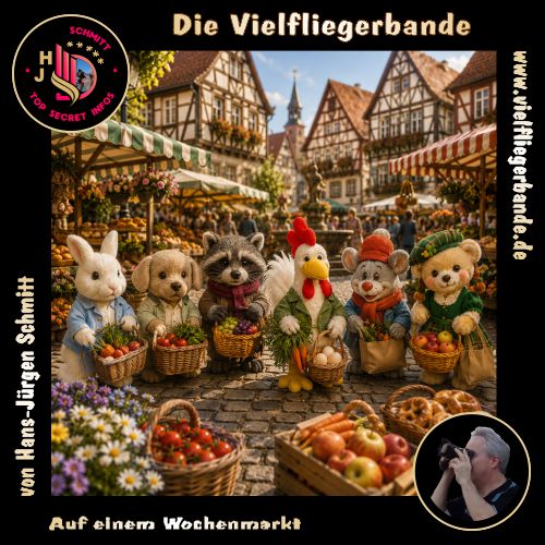 Fotos der Vielfliegerbande ab 2026 75 Auf einem Wochemarkt 500