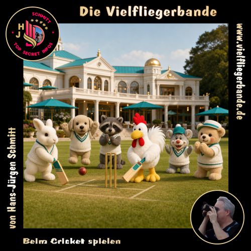 Fotos der Vielfliegerbande ab 2026 92 Beim Chricket spielen 500