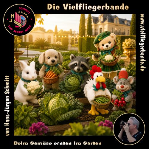 Fotos der Vielfliegerbande ab 2026 171 Beim Gemuese ernten im Garten 500