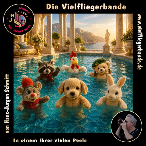 Fotos der Vielfliegerbande ab 2026 84 In einem ihrer vielen Pools 500