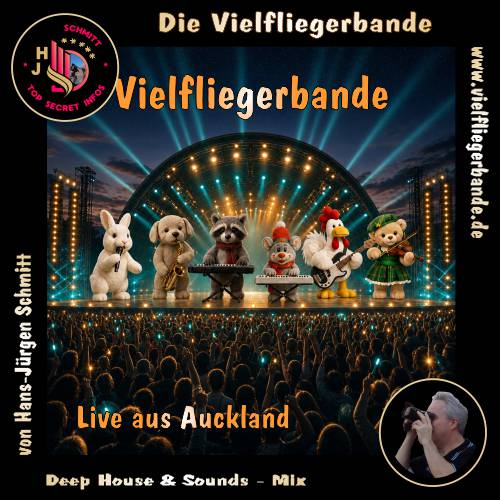 Musik Alben der einzigartigen Vielfliegerbande ab 2026 55 Vielfliegerbande - Live aus Auckland