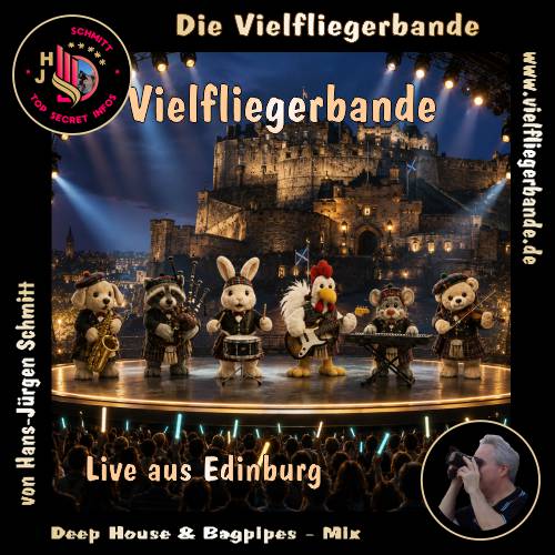 Musik Alben der einzigartigen Vielfliegerbande ab 2026 19 Live aus Edinburgh - Musik