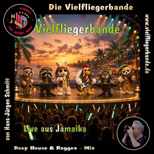 Musik Alben der einzigartigen Vielfliegerbande ab 2026 16 Vielfliegerbande - Live aus Jamaika