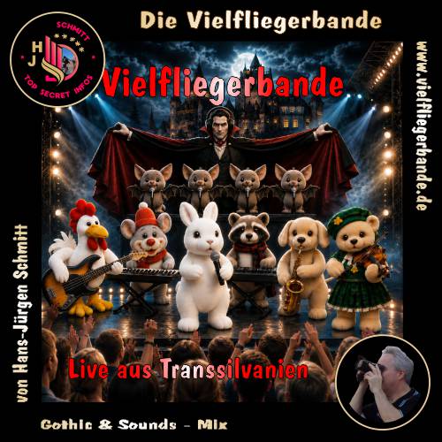 Musik Alben der einzigartigen Vielfliegerbande ab 2026 21 Vielfliegerbande - Live aus Transsilvanien