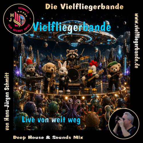 Musik Alben der einzigartigen Vielfliegerbande ab 2026 61 Vielfliegerbande - Live von weit weg